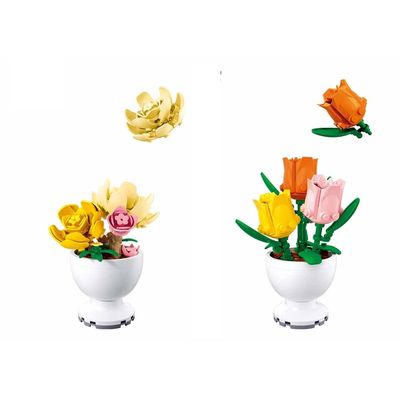 Sluban Flowers M38-B1077 Květiny jarní malé Displej 6 ks