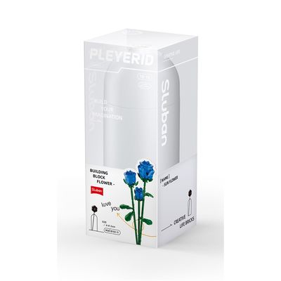 Sluban Flowers M38-B1101-11 Modrá růže ve váze