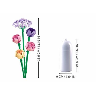 Sluban Flowers M38-B1101-17 Pivoňky ve váze