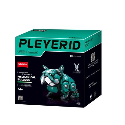Sluban Pleyerid M38-B1112B Mechanický buldoček zelený