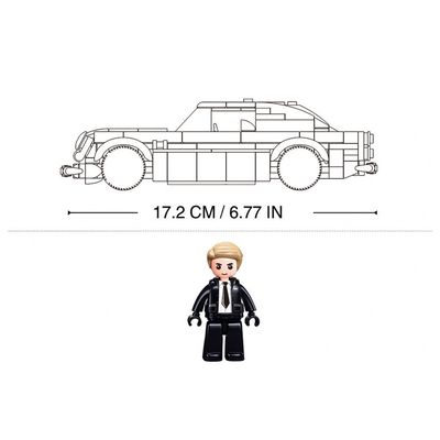 Sluban Model Bricks M38-B1125 Auto tajného agenta