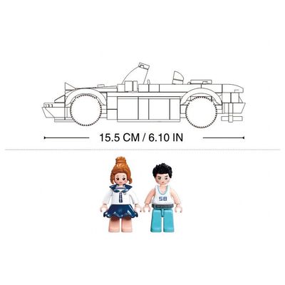 Sluban Model Bricks M38-B1128 Sportovní vůz MX5