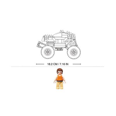 Sluban Power Bricks Natahovací Stříbrný ohnivák Off-road Monster