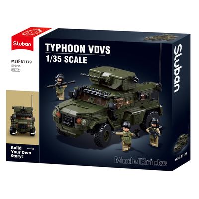 Sluban Model Bricks M38-B1179 Obrněné bojové vozidlo Typhoon VDVS v měřítku 1:35