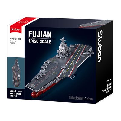 Sluban Model Bricks M38-B1188 Letadlová loď Fujian