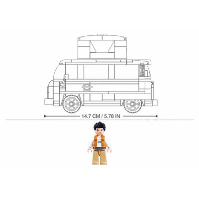Sluban Model Bricks M38-B1192 Obytný vůz TS-2 v měřítku 1:35