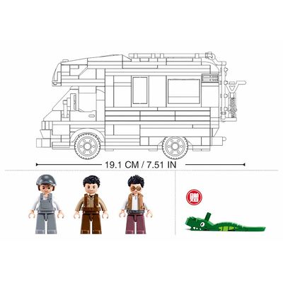 Sluban Model Bricks M38-B1193 Obytný vůz TS-3 v měřítku 1:35