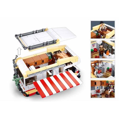 Sluban Model Bricks M38-B1193 Obytný vůz TS-3 v měřítku 1:35