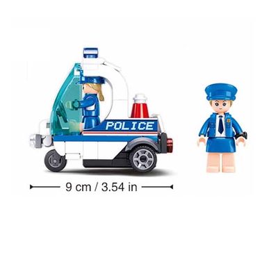 Sluban Metropolis M38-B1217A Policejní hlídka na tříkolce