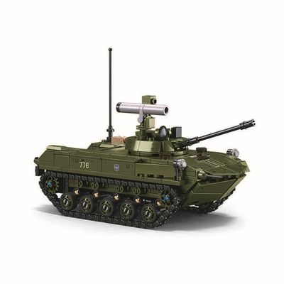 Sluban Model Bricks M38-B1250 Tank BMD-2S v měřítku 1:35
