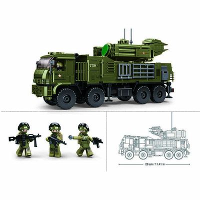 Sluban Model Bricks M38-B1252  Pantsir S1S v měřítku 1:35