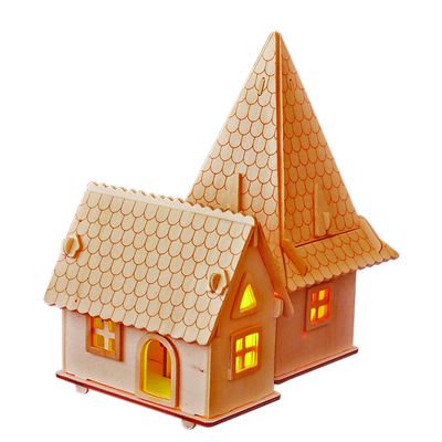 Woodcraft Dřevěné 3D puzzle Evropská vila D