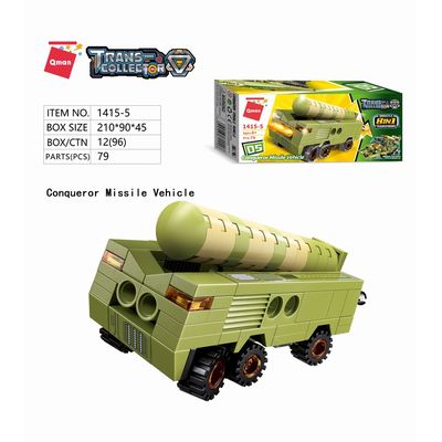 Qman Thunder Expedition Battle Car 1415-5 Raketové vozidlo Conqueror