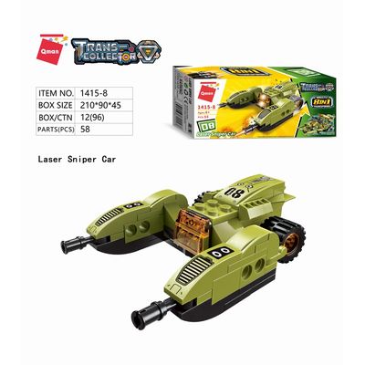 Qman Thunder Expedition Battle Car 1415-8 Laserový odstřelovací vůz