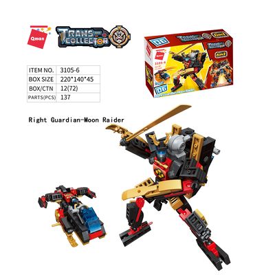 Qman Guardian of Stars Core 3105-6 Strážce měsíce Raider 2v1
