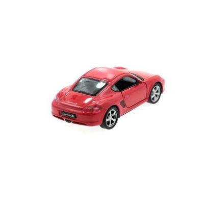 Welly -  Porsche Cayman S 1:34 červené