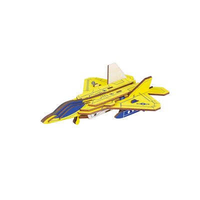 Woodcraft Dřevěné 3D puzzle Stíhačka F22 raptor