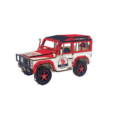 Woodcraft Dřevěné 3D puzzle SUV