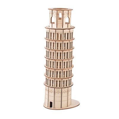 Woodcraft Dřevěné 3D puzzle Šikmá Věž V Pise