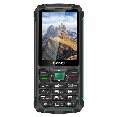 EVOLVEO StrongPhone W4 černo-zelený - rozbalené / použité