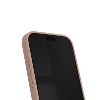 Silikonový ochranný kryt iDeal Of Sweden pro iPhone 15 Pro Blush Pink