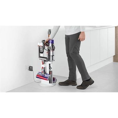 Dyson Cyclone V10 Dok stojan pro V10, 5 dalších nástavců, podlahový, s možností dobíjení - rozbalené / použité