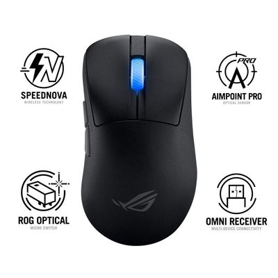 ASUS ROG Keris II Ace, černá