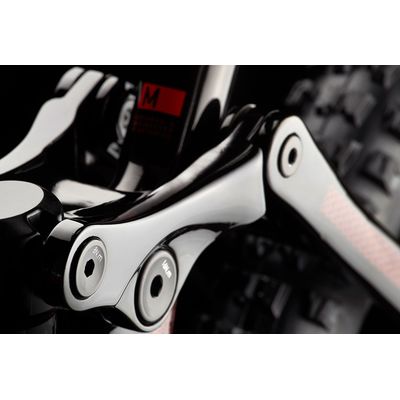 Celoodpružené elektrokolo MMR X-BOLT 140 10 - Black N Chrome Red - vel.M / 24/2025