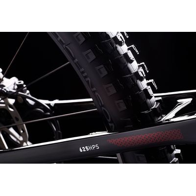 Celoodpružené elektrokolo MMR X-BOLT 140 10 - Black N Chrome Red - vel.M / 24/2025
