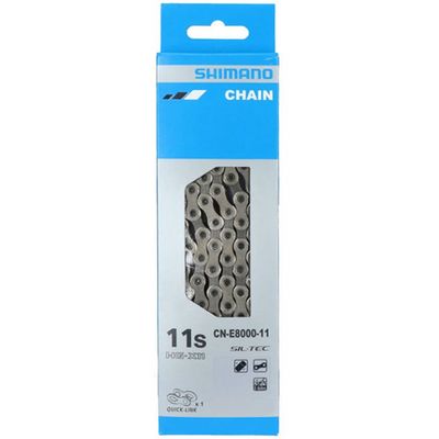 Řetěz SHIMANO MTB/Sil/E-bike CN-E8000 - 11 rychlostí - 116 článků + rychlospojka