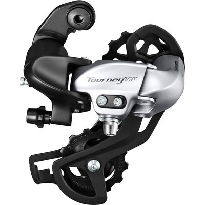 Přehazovačka SHIMANO TOURNEY RD-TX80 SGS typ 7/8 rychl klasická pruž stříbrná bal