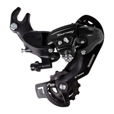 Přehazovačka SHIMANO TOURNEY RD-TY300 s hákem 6/7 rychl klasická pruž bal