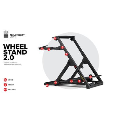 Next Level Racing Wheel Stand 2.0, stojan na volant a pedály