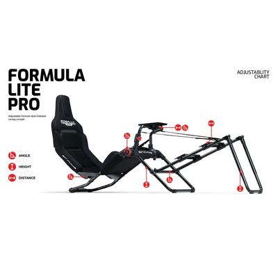 Next Level Racing Formula Lite Pro, skládací závodní kokpit