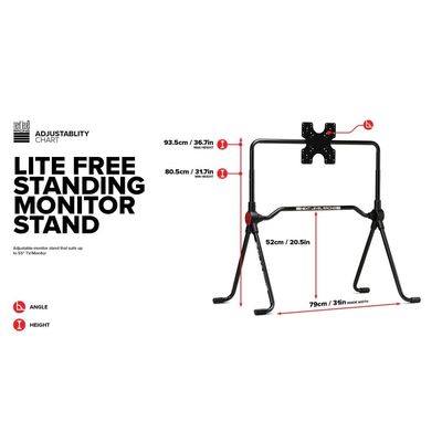 Next Level Racing Lite Free, volně stojící stojan na monitor