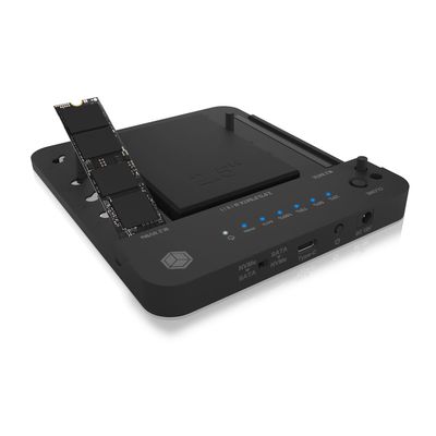 ICY BOX IB-2915MSCL-C31 CloneStation & DockingStation for M.2 NVME & SATA 2.5”/3.5” SSD/HDD
