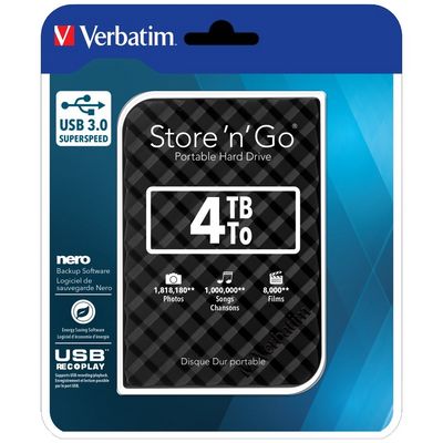 Verbatim Store n Go 4TB, černý
