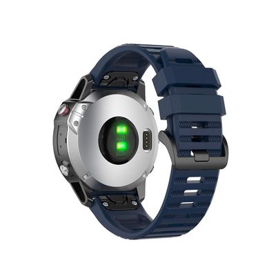 Silikonový řemínek FIXED Silicone Strap pro Garmin QuickFit 22mm, modrý