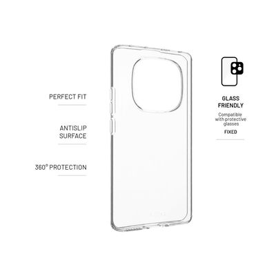 TPU gelový kryt FIXED Story pro Xiaomi Redmi Note 14 Pro 5G/POCO X7, čirý