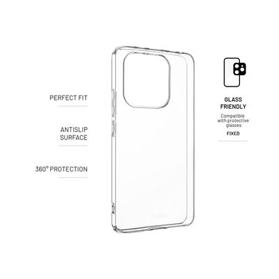 TPU gelový kryt FIXED Story pro Xiaomi Redmi Note 14, čirý