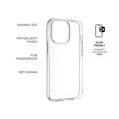 TPU gelový kryt FIXED Story pro Xiaomi Redmi Note 14s, čirý