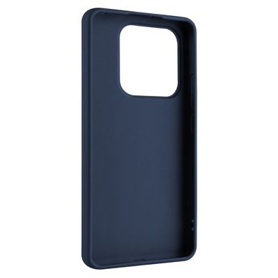 Zadní pogumovaný kryt FIXED Story pro Xiaomi Redmi Note 14 5G, modrý