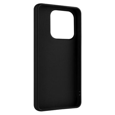 Zadní pogumovaný kryt FIXED Story pro Xiaomi Redmi Note 14, černý