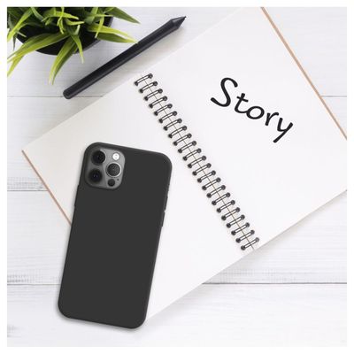Zadní pogumovaný kryt FIXED Story pro Samsung Galaxy S25 Ultra, černý