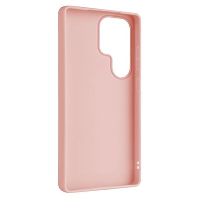 Zadní pogumovaný kryt FIXED Story pro Samsung Galaxy S25 Ultra, růžový