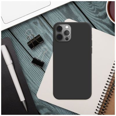 Zadní pogumovaný kryt FIXED Story pro Samsung Galaxy A25 5G, černý