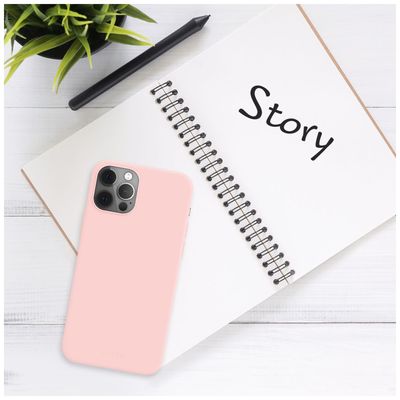Zadní pogumovaný kryt FIXED Story pro Samsung Galaxy A16 4G/5G, růžový