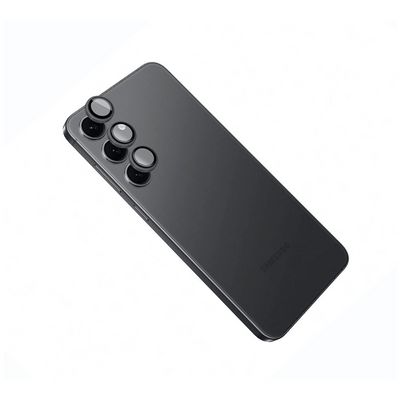 Ochranná skla čoček fotoaparátů FIXED Camera Glass pro Samsung Galaxy S25+, černá