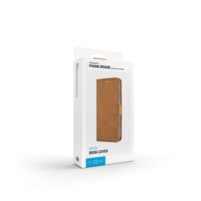 Pouzdro typu kniha FIXED Opus pro Samsung Galaxy A35 5G, hnědé