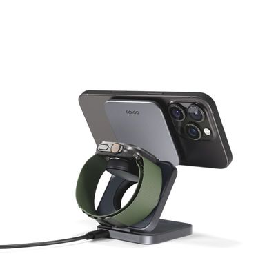 Epico UltraBase EF30 3in1 Fold Mag+ bezdrátový nabíjecí stojánek - vesmírně šedá